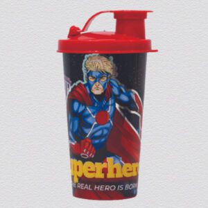 Superhero-themed water bottle: Stay hydrated with style and power