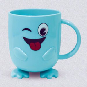 Light Blue Color Mug With Emoji