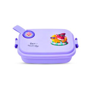 Purple Elegance: Shadowed Lunch Box for Sophisticated Dining